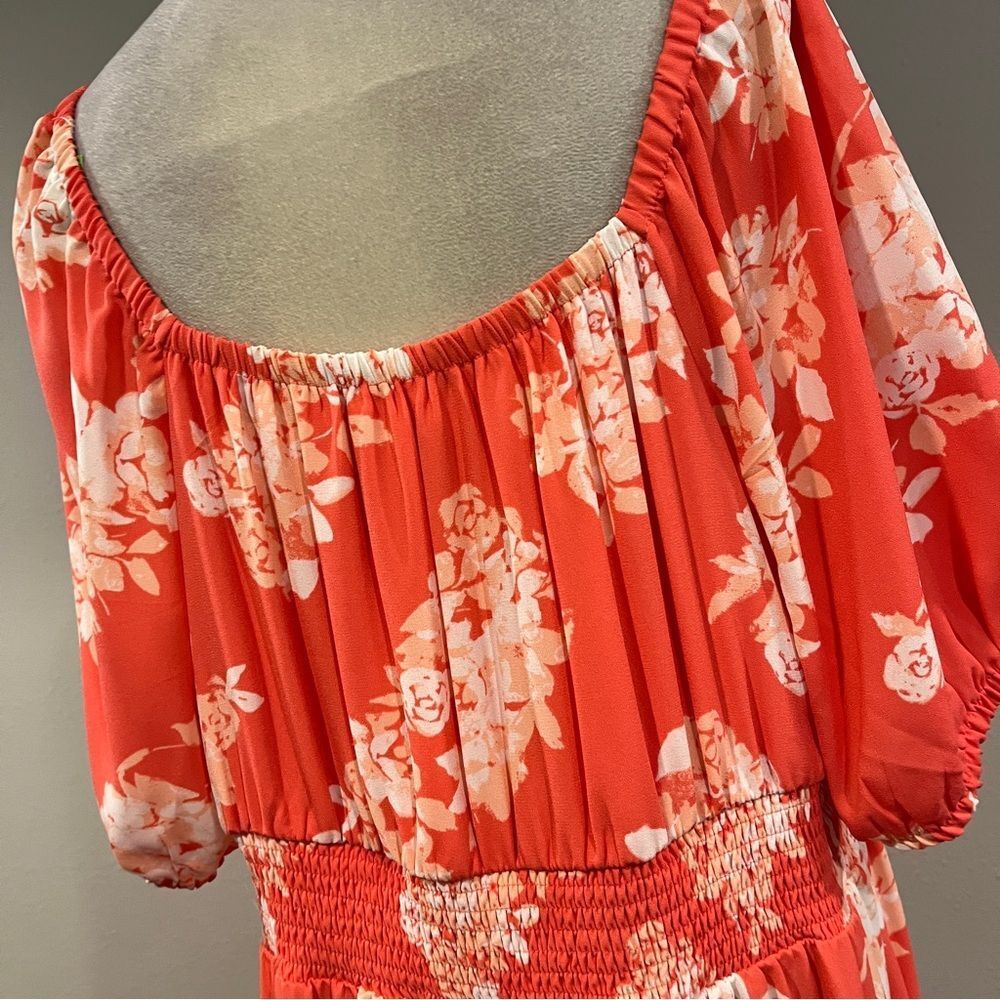 LC Lauren‎ Conrad Floral long sleeve plus size Dress size 1X - Picture 6 of 12